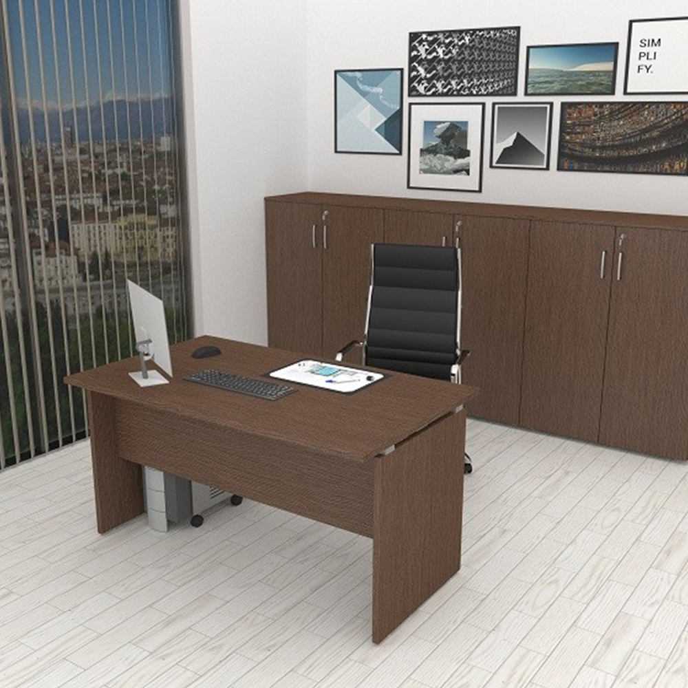 Scrivania da Ufficio BURO Rovere Tabacco