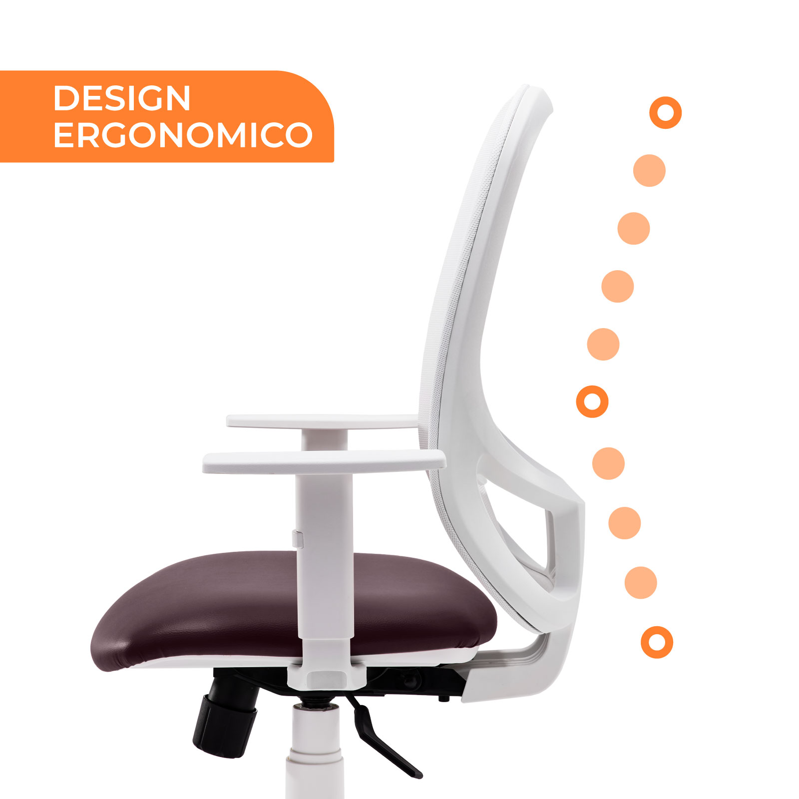 Sedia Ergonomica da Ufficio Myb Vinaccio