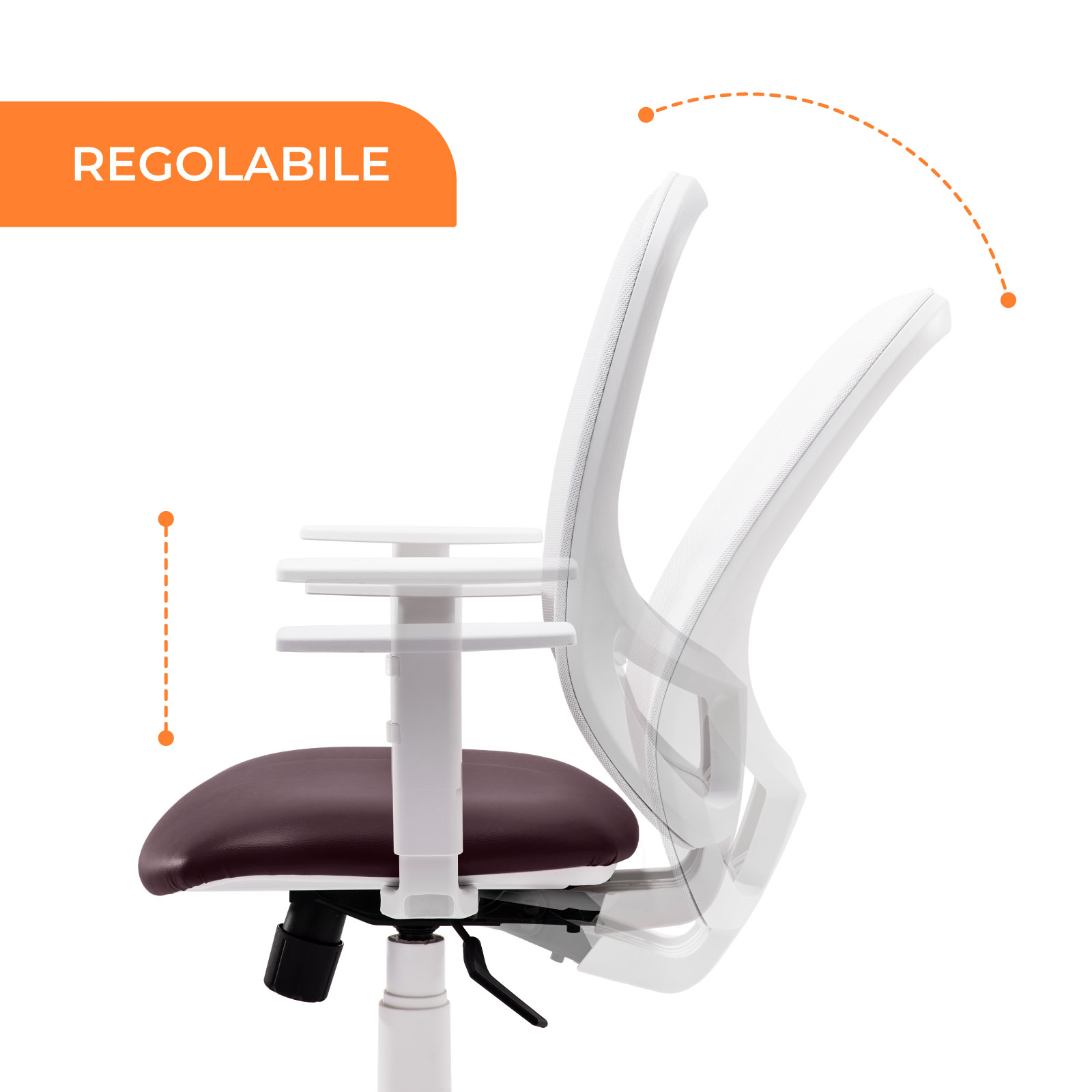 Sedia Ergonomica da Ufficio Myb Vinaccio